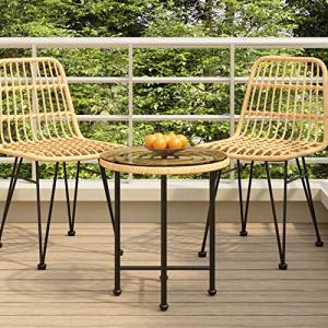 MOONAIRY Mesa de Comedor Jardin, Mesa Jardin Exterior, Mesa…