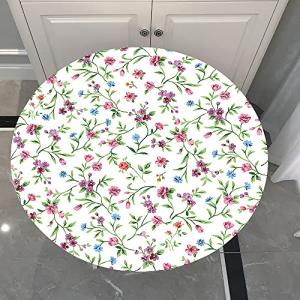 Chickwin Manteles de Mesa Redondo Estampado Clásico, Mantel…