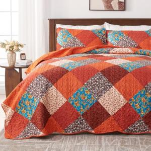 Qucover Colchas Cama 180, Conjunto de Cubrecama 250x270cm E…
