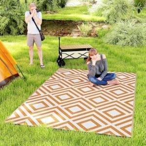 Outsunny Alfombra de Exterior 182x274 cm Alfombra Reversibl…
