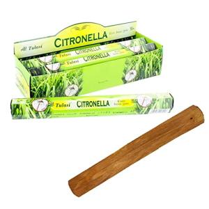 Pack Incienso Citronela   portaincienso de Madera. Paquete…