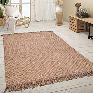 Paco Home Alfombra Salón Fibras Naturales Hecha A Mano Yute…