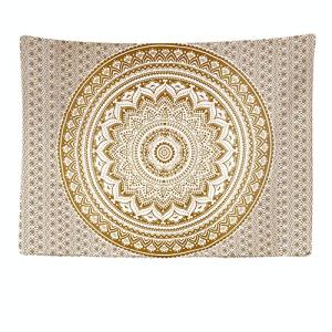 Ulticool - Appeso a Parete Decoración Casa - Mandala Oro Bo…