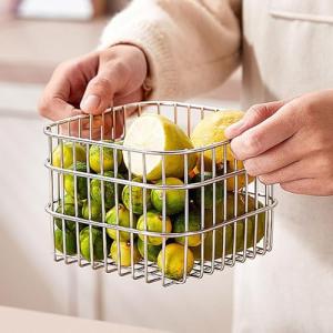 Cabilock Cesta De Frutas De Alambre De Acero Inoxidable 13X…
