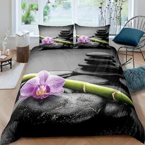 Juego de Funda Nórdica Cama 90 Estilo Chino, Ropa de Cama 1…