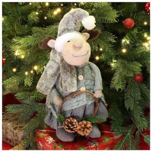 com-four® Reno navideño - Figura de Alce de Invierno como S…