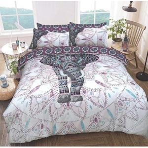 Sleepdown - Juego de Ropa de Cama, con diseño de Elefante y…