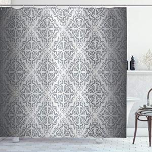 ABAKUHAUS Gris Cortina de Baño, monocromática de Estilo Vic…