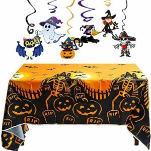 MEZHEN Mantel Halloween Decoracion Manteles de Mesa Arañas…