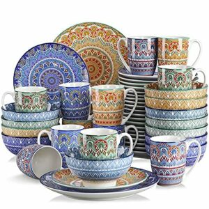 vancasso serie Mandala Vajillas Completas de 48 piezas de P…