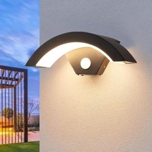 Comely Aplique Pared Exterior con Sensor de Movimiento, 24W…