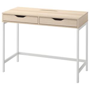 IKEA - escritorio, tinte blancoefecto roble, 100x48 cm tint…