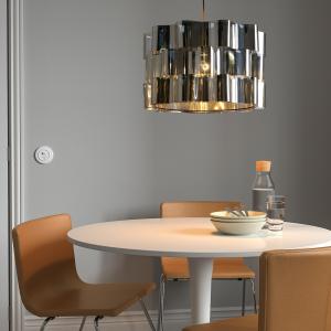 IKEA - SUNNEBY lámpara de techo, efecto cromado, 51 cm efec…