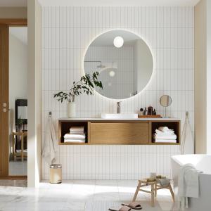IKEA - BACKSJÖN armariolavabosgrifos, efecto robleblanco ef…