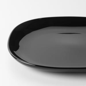 IKEA - Plato, negro, 25 x25 cm negro