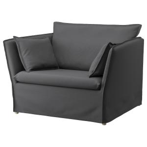 IKEA - funda sillón 1,5, Hallarp gris Hallarp gris
