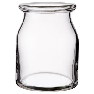 IKEA - Florero jarrón, vidrio incoloro, diámetro: 13 cm vid…