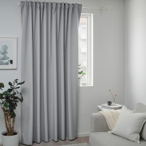 IKEA - cortina opaca, 1 largo, gris claro, 210x300 cm gris…