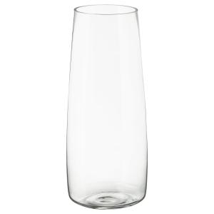 IKEA - Florero jarrón, vidrio incoloro, Altura: 45 cm vidri…