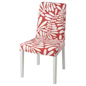 IKEA - funda para silla, rojoblanco rojo/blanco