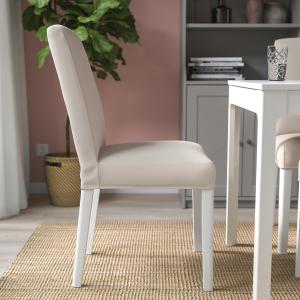 IKEA - silla, blancoHallarp beige blanco/Hallarp beige