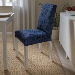 IKEA - silla, blancoKvillsfors azul oscuroazul blanco/Kvill…