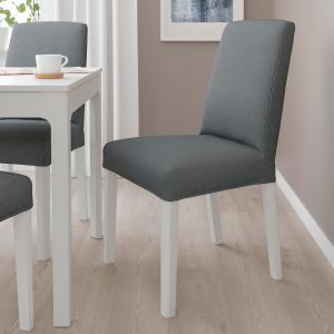 IKEA - silla, blancoNykvarn gris blanco/Nykvarn gris