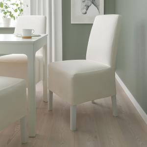 IKEA - silla con funda de largo medio, blancoInseros blanco…
