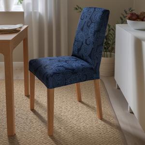 IKEA - silla, efecto robleKvillsfors azul oscuroazul efecto…