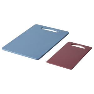 IKEA - tabla de cortar juego de 2, azul oscurorojo azul osc…