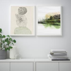 IKEA - lámina, tonos pastel en verde, 30x40 cm tonos pastel…