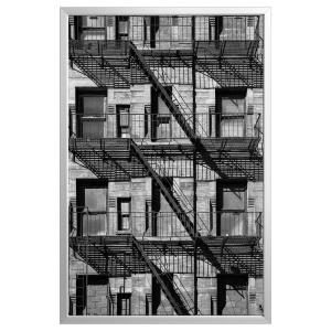 IKEA - cuadro con marco, balconescolor de aluminio, 78x118…