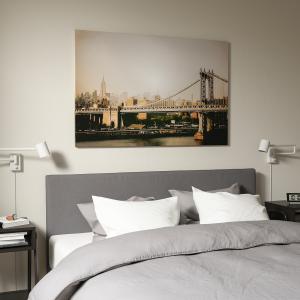IKEA - cuadro con marco, Puente de Manhattancolor de alumin…