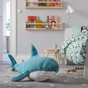 IKEA - peluche, tiburón, 100 cm tiburón