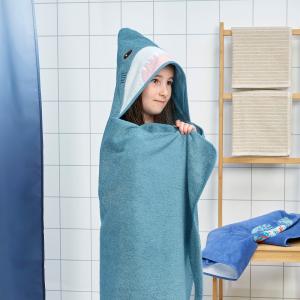 IKEA - toalla con capucha, forma de tiburónazul grisáceo, 7…
