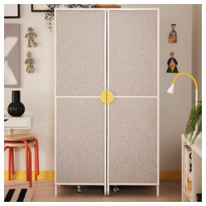 IKEA - espacio gaming, gris claroblanco, 100x72x180 cm gris…