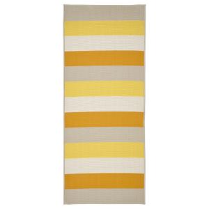 IKEA - alfombra intexterior, amarillo, 80x200 cm amarillo