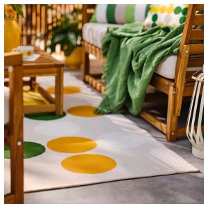 IKEA - alfombra intexterior, motivo lunar multicolor, 133x1…