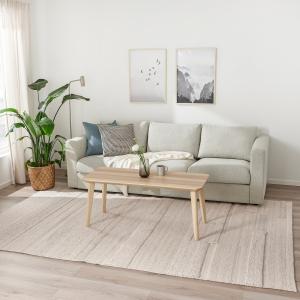 IKEA - alfombra, pelo corto, a mano beige, 200x300 cm a man…