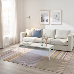 IKEA - alfombra, a mano multicolormotivo a rayas, 170x240 c…