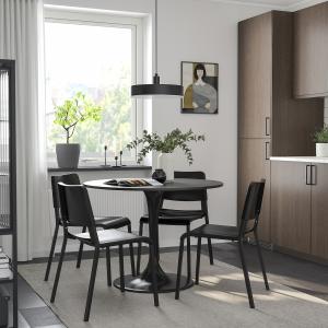 IKEA - mesa, negronegro, 103 cm negro/negro