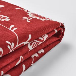 IKEA - funda reposapiés, Virestad rojoblanco Virestad rojo/…