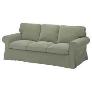 IKEA - funda para sofá de 3 plazas, Hakebo verde grisáceo H…