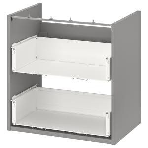 IKEA - armariolavabo 2 cajones, gris, 60x40x60 cm gris 60x4…