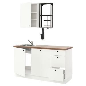 IKEA - cocina antracita/blanco