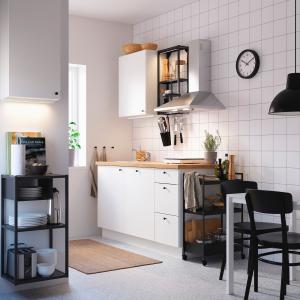 IKEA - cocina, antracitablanco, 163x63.5x222 cm antracita/b…