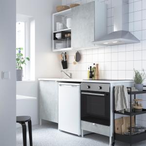 IKEA - Cocina blanco/efecto cemento