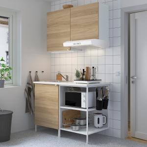IKEA - cocina blanco/efecto roble