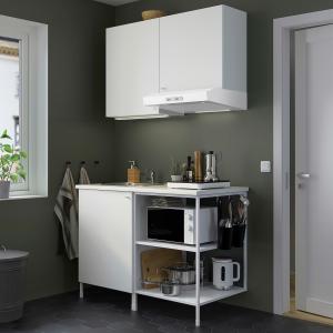 IKEA - cocina, blanco, 123x63.5x222 cm blanco