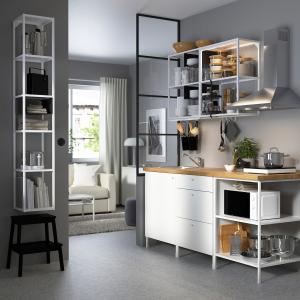 IKEA - cocina, blanco, 183x63.5x222 cm blanco